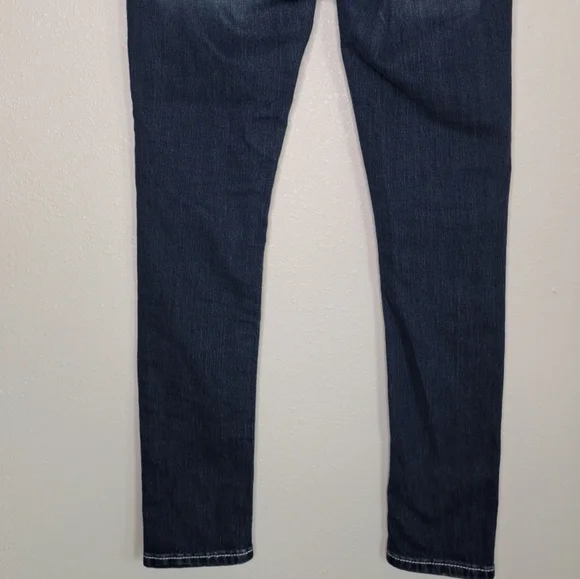 Miss Me Jeans Womens Standard Skinny Straight Leg Mid Rise Blue Sz 27 Inseam 28 - Picture 12 of 15